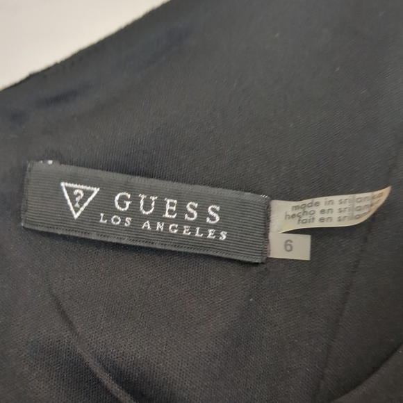 Guess Los Angeles Bodycon Dress Size 6 Lined Padded Kardashian Sexy Like New - Picture 5 of 8